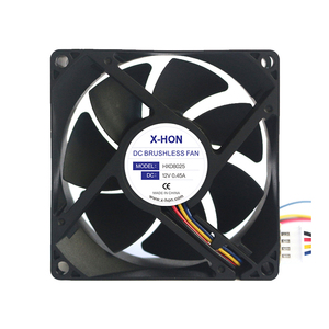 High CFM Performance Cooling <strong>Fan</strong> 80mm X 25mm PC <strong>Computer</strong> <strong>Case</strong> <strong>Fan</strong> 12V 4Pin PWM FG <strong>Axial</strong> Flow <strong>Fan</strong> - Product Image 2