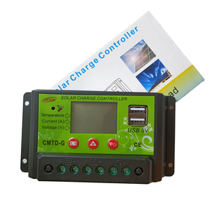 Солнечный PV Контроллер заряда 20A/10A 12V 24V с ЖК-дисплеем двойной USB PWM солнечные PV регуляторы зарядные устройства - Product Image 4