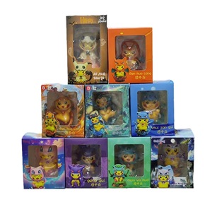Zealed New Designs Anime Charakter Figur Ornamente 15 Stile Pokemon Pikachus Cosplay Figur mit guter Qualität Blind Box