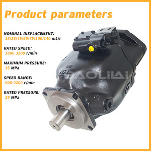 140cc <span class=keywords><strong>d</strong></span>òng chảy 320 Bar áp lực pompa hidrolik pd140pa01sls5ac00e0000000 Máy bơm Piston trục - Product Image 5