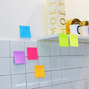 Sticky <strong>Notes</strong> 3x3 Inches Bright Colors Self-Stick Pads Easy to Post for Home Office <strong>Notebook</strong> Sticky <strong>Notes</strong> <strong>Memo</strong> Pad Customs