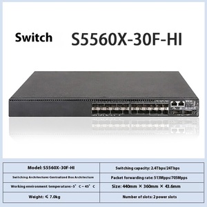 Huasan S5560X-30F54F34C58C-HI 10ギガビット光ポートコアスイッチPOE機能付きVLANイーサネットコンピュータ通信モード - Product Image 4