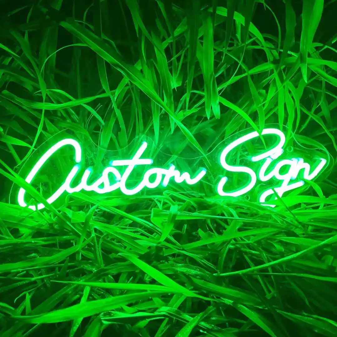 Logotipo Señales personalizadas LED Flex Neon Signs RGB Color único LED Neon Letter 3D Custom Acrylic LED Neon Light