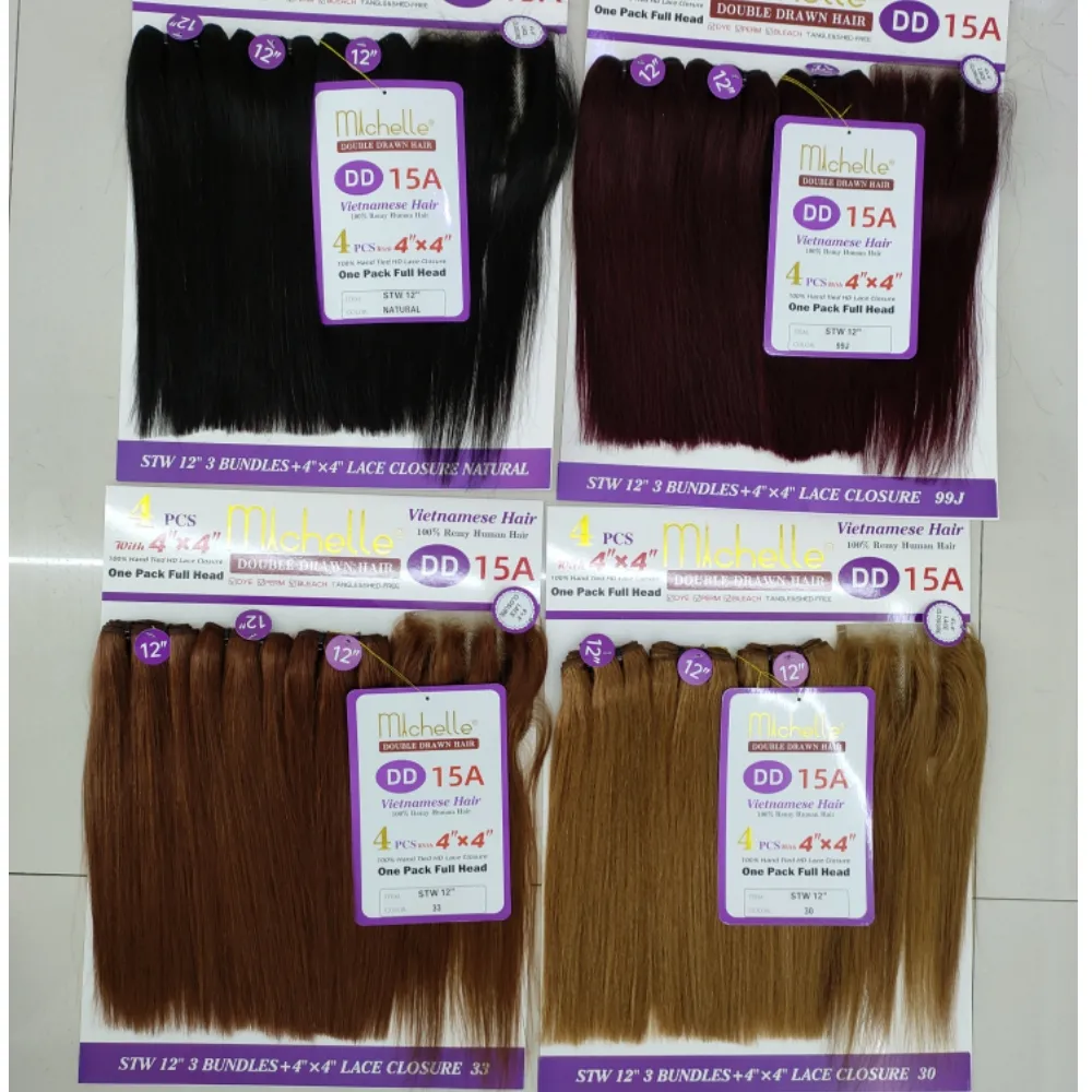 Extensão de cabelo brasileiro liso, X-TRESS pacotes de cabelo loiro vermelho 8-26 polegadas remy humano brasileiro com 3/4