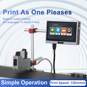 Hochwertige multifunktion ale kontinuierliche Tinten strahl druckmaschine Line Batch Coding Tinten drucker - Product Image 3