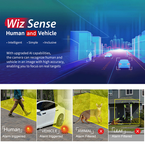 大华原装黑色4MP 8MP 4k智能双光TIOC Wizsense网络PoE IP摄像机 - Product Image 2