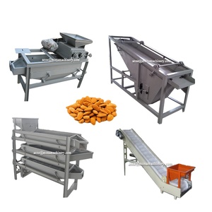 Automatische Haselnuss schälmaschine Pistazien sortierung Palmkern Crushing Peeling Verarbeitung linie Kleiner Mandel schäler - Product Image 1