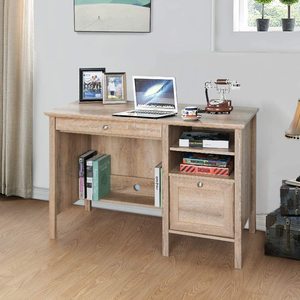 Custom Factory Price <strong>Multi</strong> <strong>Function</strong> Home Office Desk Modern Student Study <strong>Table</strong> Bookshelf Integrated Writing Desk - Product Image 5