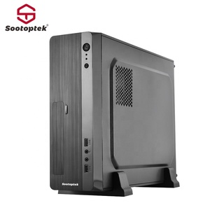 M12sootoptekミッドタワーPCコンピューターケーススリムマイクロATXPCデスクトップケース - Product Image 3