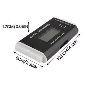 Material de aleación de aluminio ATX fuente de alimentación herramienta de detección y mantenimiento ordenador Host instrumento de prueba de potencia LCD probador de potencia - Product Image 6