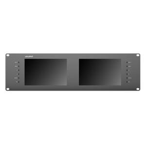 LILLIPUT 2*7 pulgadas 3RU rackmount monitor dual Monitores SDI entrada salida para pared de vídeo en vivo y en directo monitor broadcast - Product Image 2