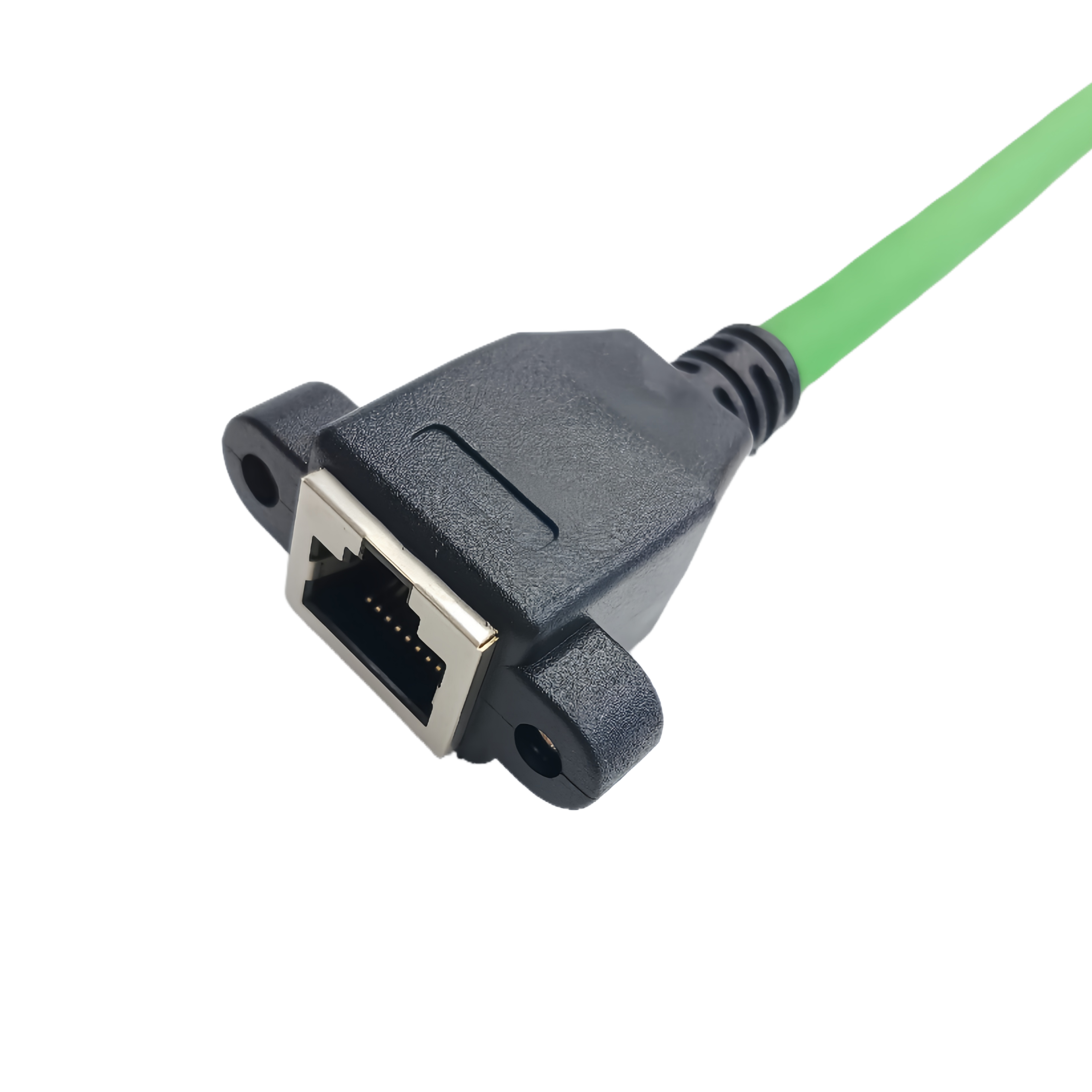 RJ45 Network Extension Cable with Screw Holes 1m