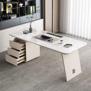 Luce italiana di lusso moderna semplice luce di lusso Rock board design avanzato senso computer scrivania tavolo da studio - Product Image 3