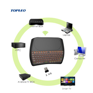 <strong>Mini</strong> 2.4G USB Wireless <strong>Mini</strong> <strong>Keyboard</strong> with <strong>Touchpad</strong> Air Mouse Remote Control