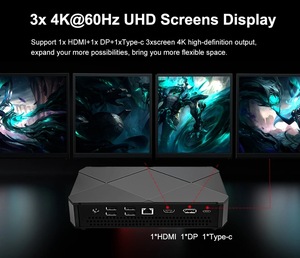 New <strong>AMD</strong> R5-5625U Radeon Graphics 8 Core Mini PC 3x4K Display Wi-Fi 6 M.2 NVME DDR4 PCIE Gaming <strong>Desktop</strong> <strong>Computer</strong> - Product Image 2