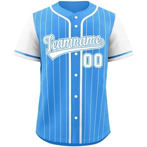 Light Blue-white Stripe-15