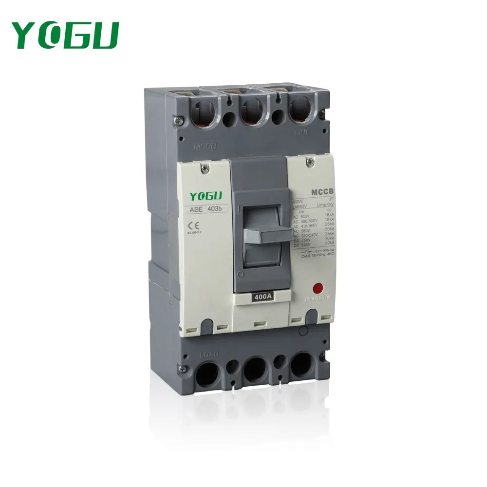 Disjoncteur réglable magnétique thermique YOGU Ycm7ta/Rt 50-800A 3p, 4p MCCB