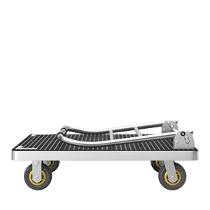 Carro de plataforma de acero ergonómico con alfombrilla de goma antideslizante-Carro de transporte de carga pesada para uso en taller/laboratorio - Product Image 5