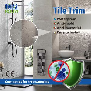 Phật sơn phong cách hiện đại tùy chỉnh PVC gạch cạnh TRIM góc tròn dải nhựa 8mm 10mm 12mm - Product Image 5