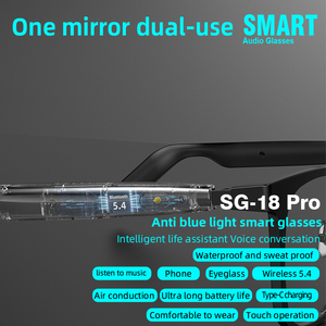 Neue AI-Kamera brille, die visuelle Dialog übersetzung aufnimmt BT Call Music Sun glasses AI Smart Glasses SG-18pro - Product Image 4