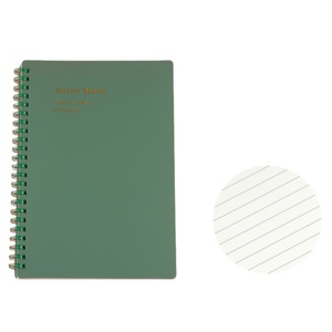 A4 A5 Morandi Brown Color Cover Coil <span class=keywords><strong>Notebook</strong></span> Personaliza Cores Diferentes e logotipo Adequado para Estudante ou Trabalho de Escritório