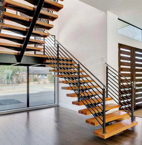 CBMMART Custom Made China Fabrik Guter Preis Stahl Holz Moderne Treppen - Product Image 6