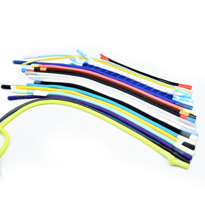 Silicone Yellow Elasticity Rope Silicone Head Polyester Material Round Pull Rope 3mm-6mm Can Be Customized Size - Product Image 5