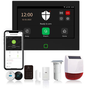 Tam dokunmatik ekran Tuya APP akıllı WiFi GSM güvenli ev ev güvenlik Alarm sistemi Alexa Google ev ile uyumlu - Product Image 1
