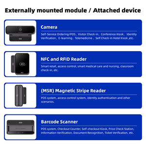 ป้ายดิจิตอลแท็บเล็ตสำหรับแสดงสินค้าในร้านค้าปลีกระบบแอนดรอยด์15 RS-232 RJ45ระบบ nfc/rfid MSR 21.5นิ้ว - Product Image 3