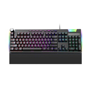 ESGAMING Custom Logo 104 Keys RGB Backlit Compact <strong>Keyboard</strong> Waterproof <strong>Computer</strong> Mechanical Gaming <strong>Keyboard</strong> with Wrist Rest - Product Image 6