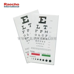 High Quality PVC Ophthalmic Vision <strong>Comparison</strong> Table New Design Pocket Eye Chart for <strong>Test</strong> - Product Image 2
