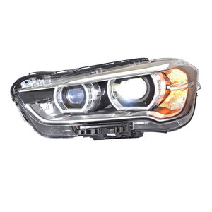 16-19 BMW X1 far takımı için uygun düşük uç modifikasyonu High-end yapılandırma LED Lens ön gündüz farları - Product Image 4