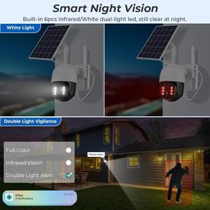 Icsee Überwachungs kamera 3MP CCTV-Kamera IP 10800mah Batterie überwachung Pir Human Detection Sim-Karte Solar 4G Kamera im Freien