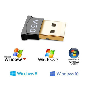 Mini-USB Bluetooth 5.0 Adapter Sendegerät Bluetooth Empfänger Audio Bluetooth Dongle kabelloser USB-Adapter für Computer PC Laptop - Product Image 1