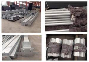 คลังสินค้าโครงสร้างเหล็กสำเร็จรูปอุตสาหกรรมที่ทันสมัยประหยัดพลังงานพร้อมแผงแซนวิช - Product Image 4