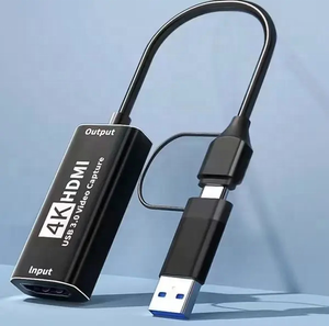 用于HDMI视频采集卡的usb-c至USB3.0 TYPE-C二合一高清4k，用于游戏和直播录像机 - Product Image 1