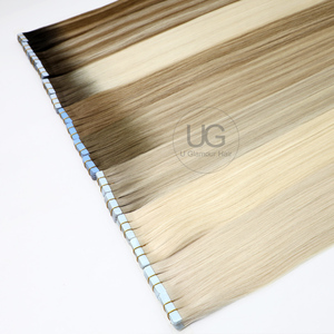 U quyến rũ bán buôn Hot Bán Straight & xoăn & sóng phong cách bất Nga tóc con người băng trong phần mở rộng - Product Image 5