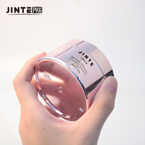 <strong>Sweety</strong> Shining Container Cosmetic <strong>Jars</strong> 100ml 3.4oz for Skincare Product Entire Electroplating Pink - Product Image 2