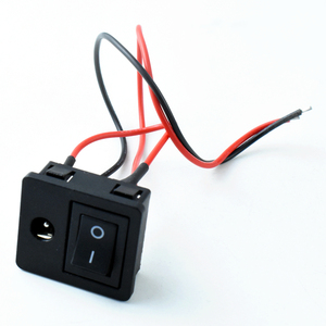<strong>DC</strong> <strong>Jack</strong> With Switch and Cable 5.5MM 2.1MM 2.5MM Connector Female - Product Image 6
