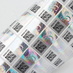 Stampa di dati variabili personalizzata con numero di serie etichetta codice a barre adesivi sequenziali adesivi quadrati codici termici QR etichette etichette