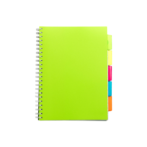 Cuaderno en espiral de tamaño A4 personalizado, cubierta de PP, minicuaderno de colores de línea fácil de rasgar - Product Image 5