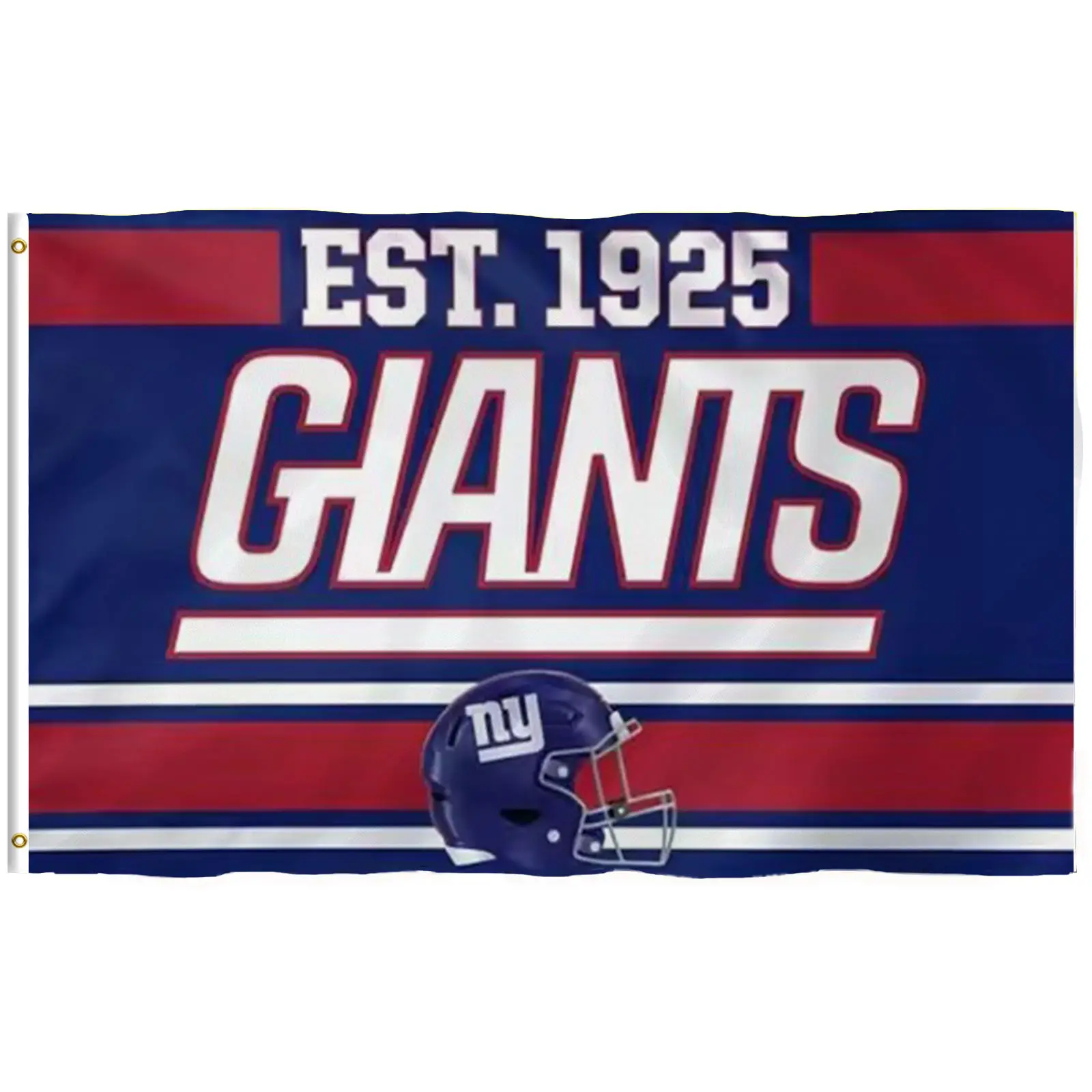 Vente chaude Promotion New York Giants 3x5 drapeau durable extérieur avec œillets Chambre drapeau de décoration murale intérieure