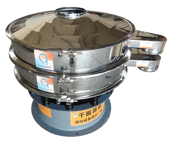 Qianzhen Kunststoffpulver-Lebensmittel industrie für Mini-Rotations vibrations sieb rundes Vibrations sieb