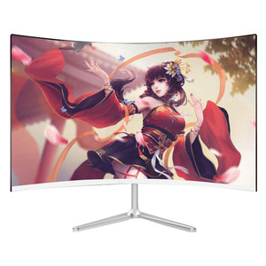 23,8 Monitor de juegos con pantalla curva de 24 pulgadas Pantalla curva FHD 23,8 P de 1080 pulgadas Monitor de computadora Led con altavoz HDMIe DisplayPort - Product Image 1