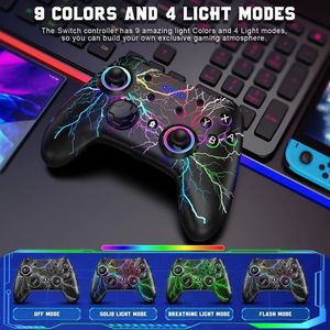 TOPWOLF Wireless BT Switch Pro Controller 600mAh Botones programables Joystick para juegos de PC Compatibilidad GamePad - Product Image 3