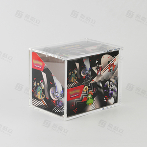 New Arrival rõ ràng Acrylic Booster mini hộp thiếc hiển thị trường hợp cho 8 tins - Product Image 3