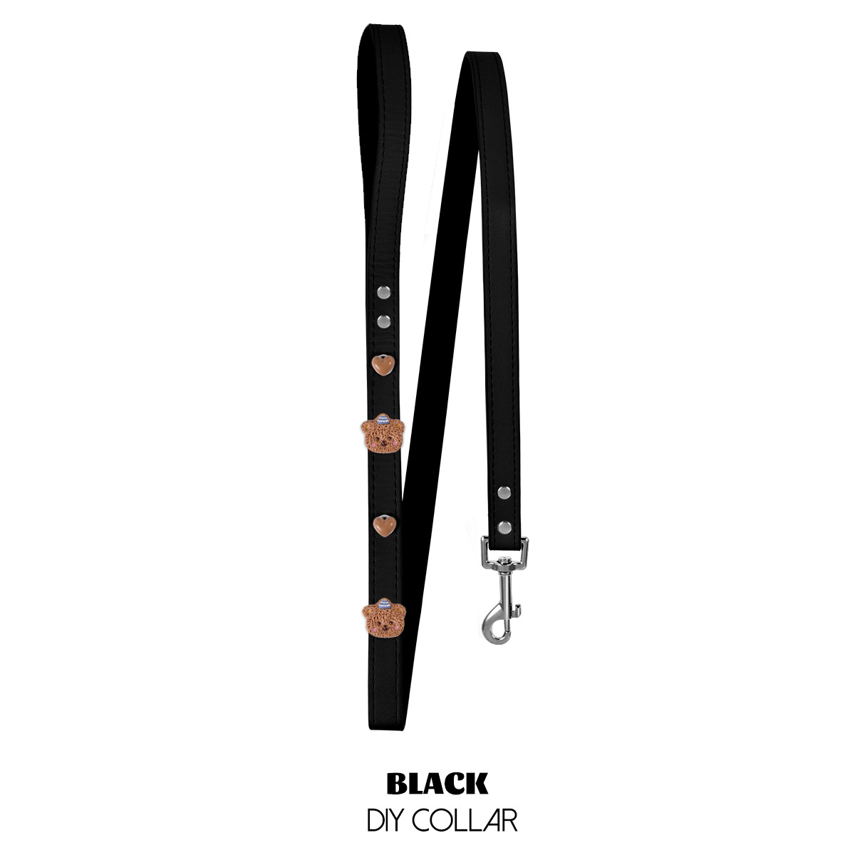 Black leash