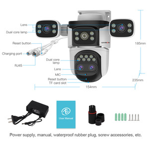 LS VISION HD 20MP 4 Screen Image Display CCTV <strong>Camera</strong> 10X Optical Zoom Security Wifi Panoramic Two-Way Audio AI Multiple Lens - Product Image 5