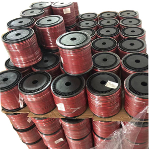 PVC ikiz teller 18AWG 20AWG 22AWG 24AWG 2468 kırmızı/siyah renk Zip kablosu pvc tel