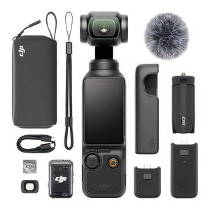 Osmo Pocket 3 Creator Combo 3-Achsen-stabilisierte 4K-Handkamera mit drehbarem Touchscreen-Grau